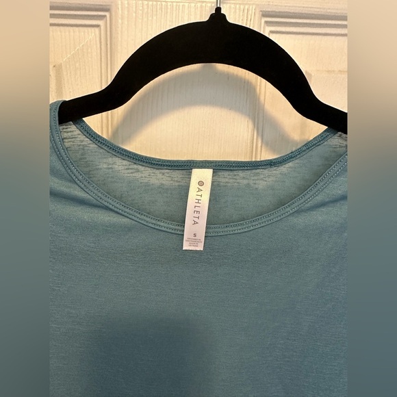 Athleta Vapor Long Sleeve Top Green Small - Picture 5 of 6
